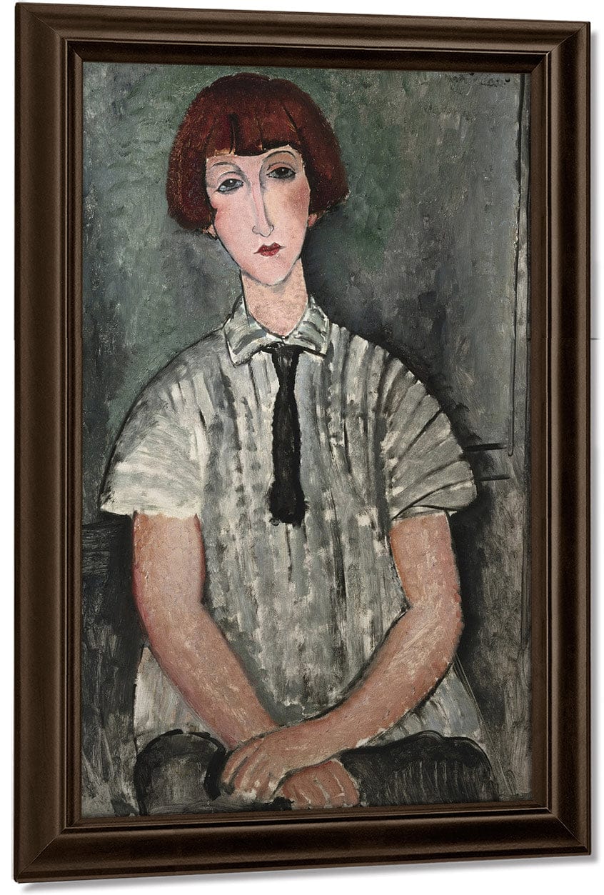 Head Of A Young Girl By Amedeo Modigliani - Image 5