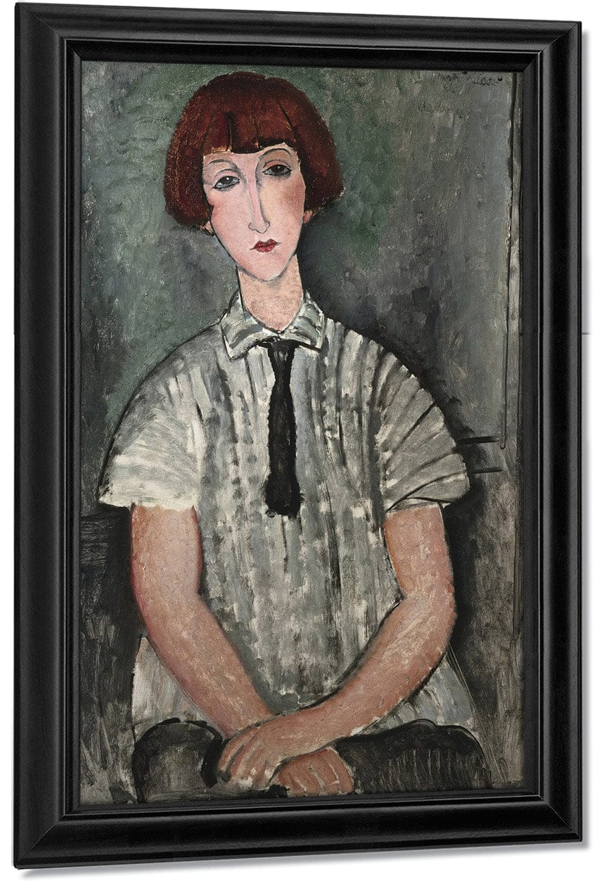 Head Of A Young Girl By Amedeo Modigliani - Image 7