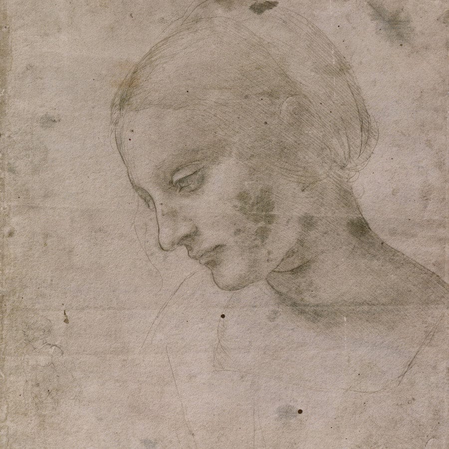 Head Of A Young Woman Or Head Of The Virgin By Leonardo Da Vinci - Image 5