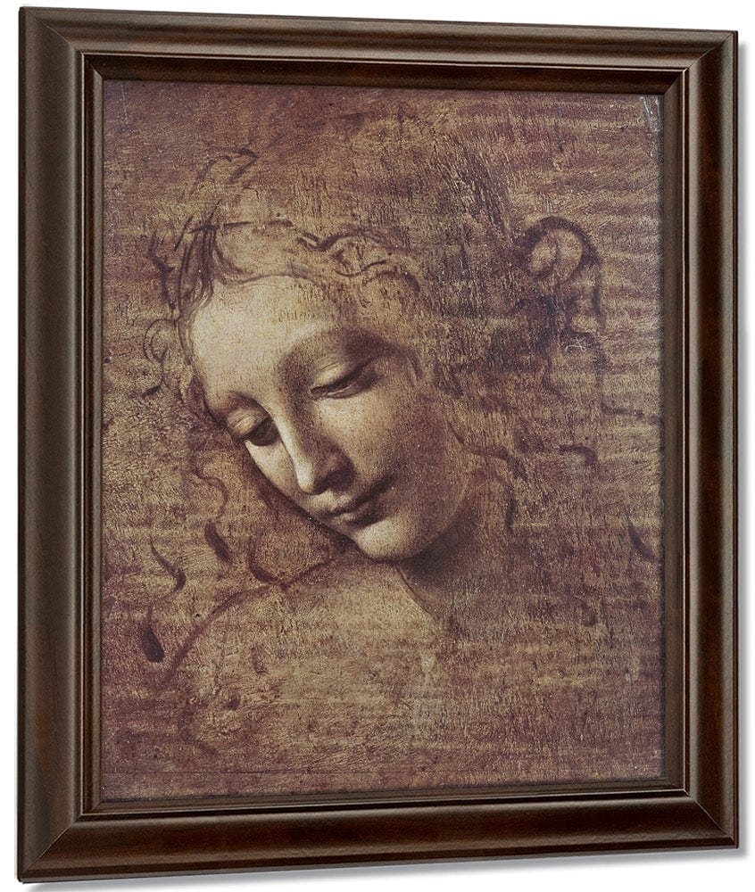 Head Of A Young Woman With Tousled Hair Or Leda By Leonardo Da Vinci - Image 5