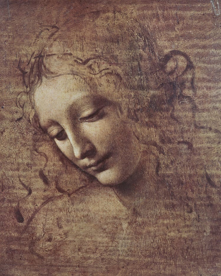 Head Of A Young Woman With Tousled Hair Or Leda By Leonardo Da Vinci - Image 6