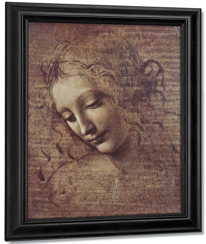 Head Of A Young Woman With Tousled Hair Or Leda By Leonardo Da Vinci - Image 7