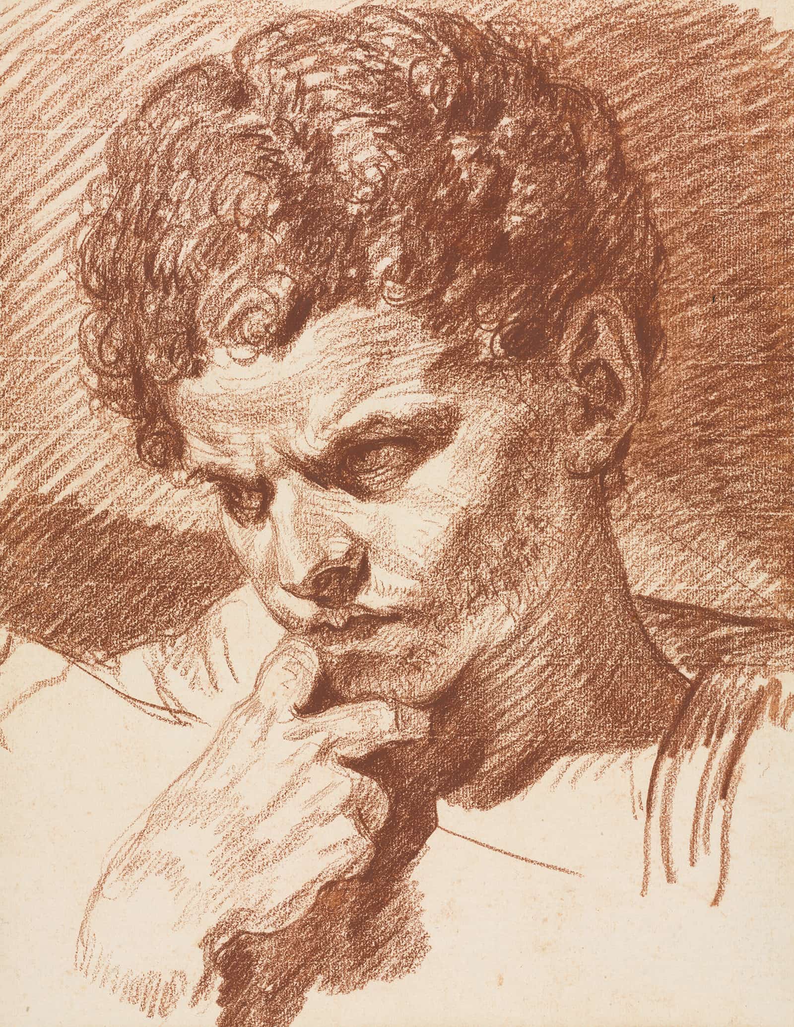 Head Of Caracalla by Jean Baptiste Greuze - Image 2