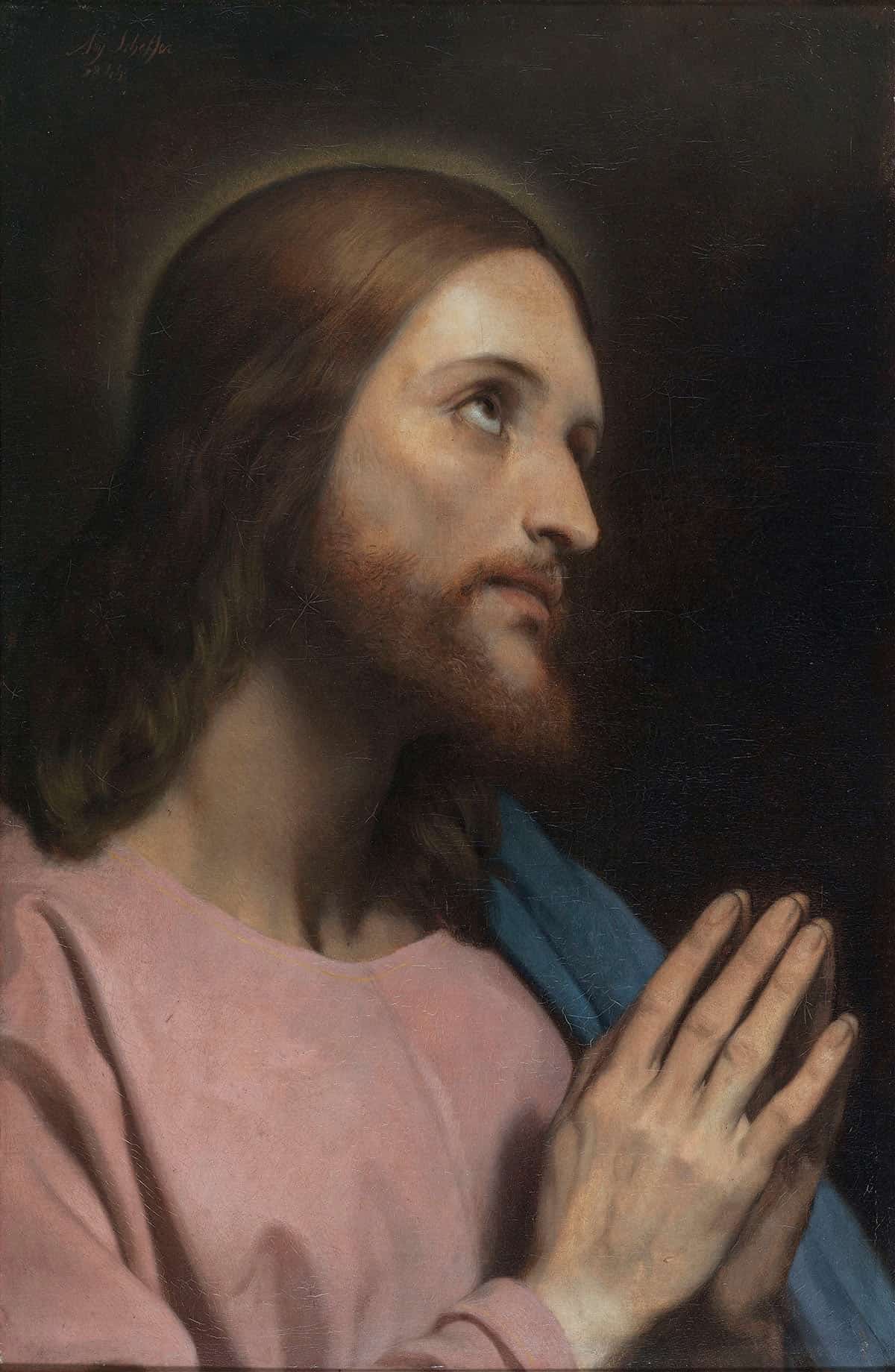 Head Of Christ by Ary Scheffer - Image 3