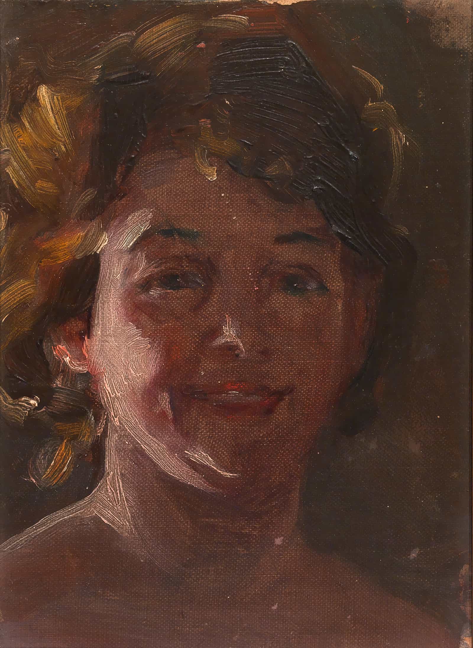 Head Of The Artist by Alice Pike Barney
