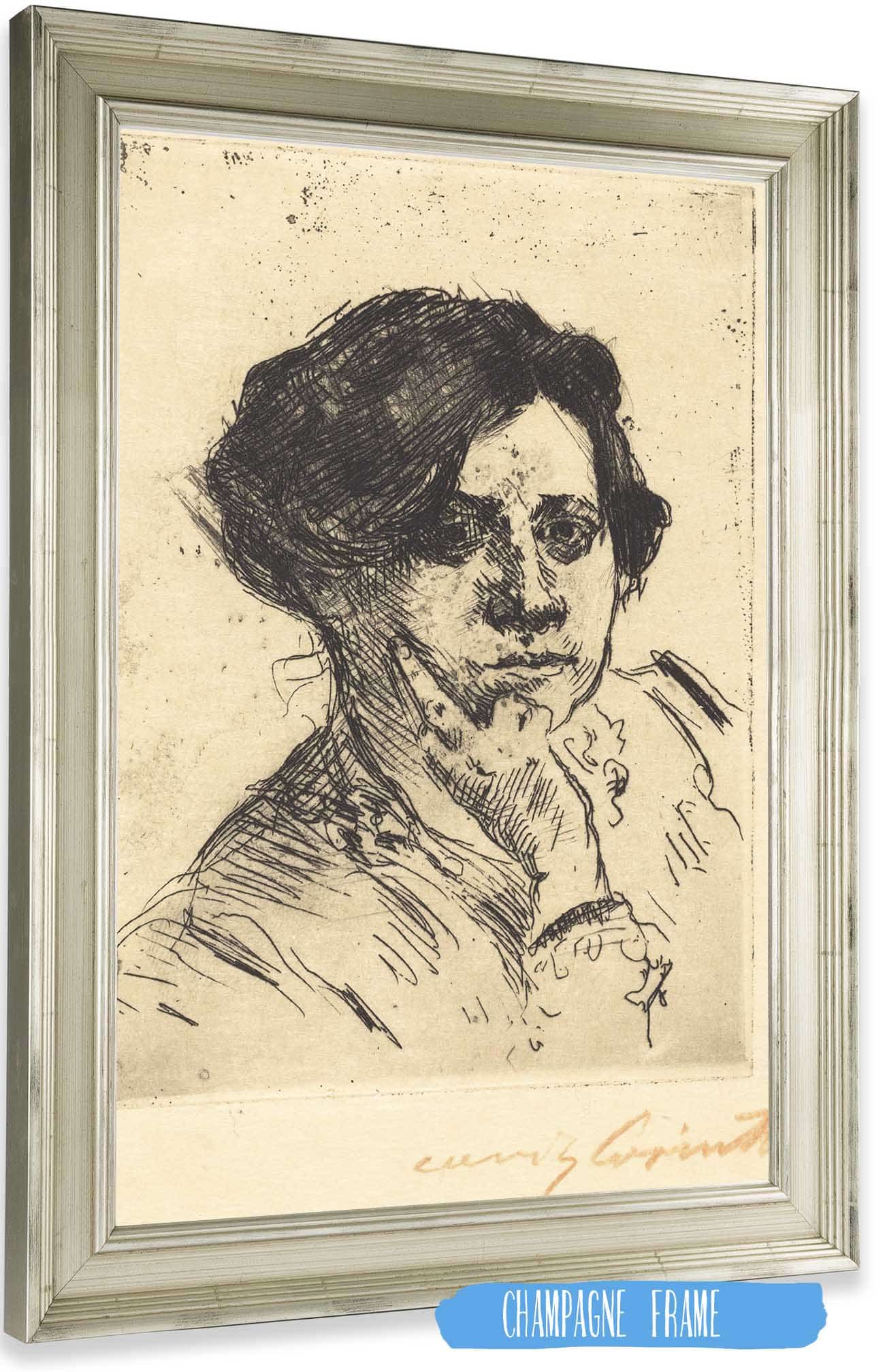 Head Of Woman Frauenkopf by Lovis Corinth