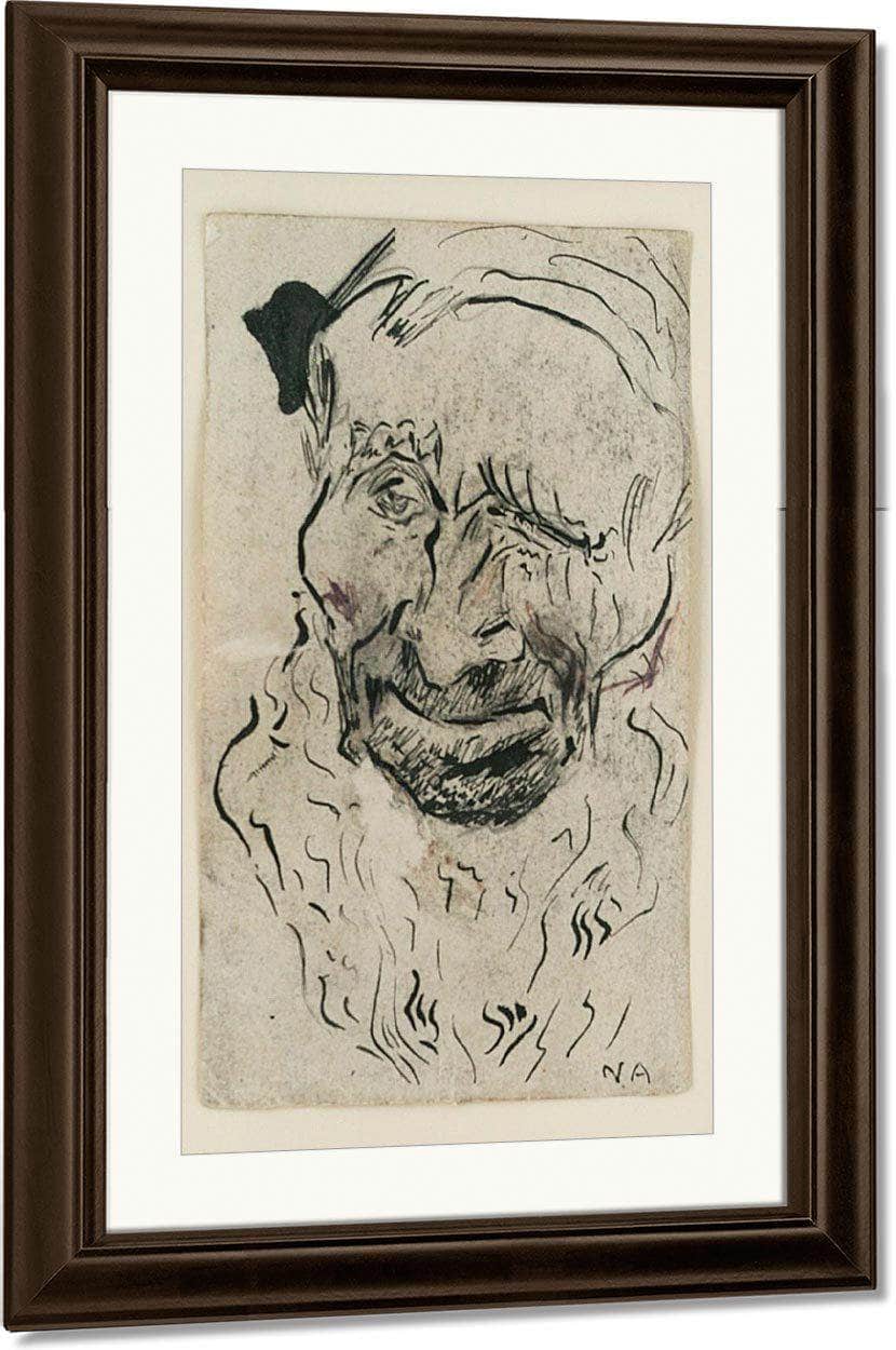 Head, Old Man With Beard By Nicolai Astrup - Image 2
