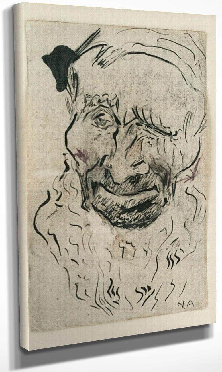 Head, Old Man With Beard By Nicolai Astrup - Image 3