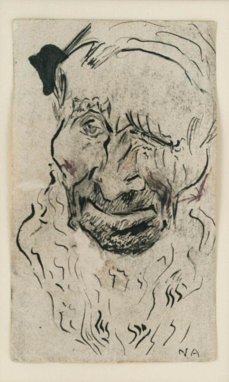 Head, Old Man With Beard By Nicolai Astrup - Image 5