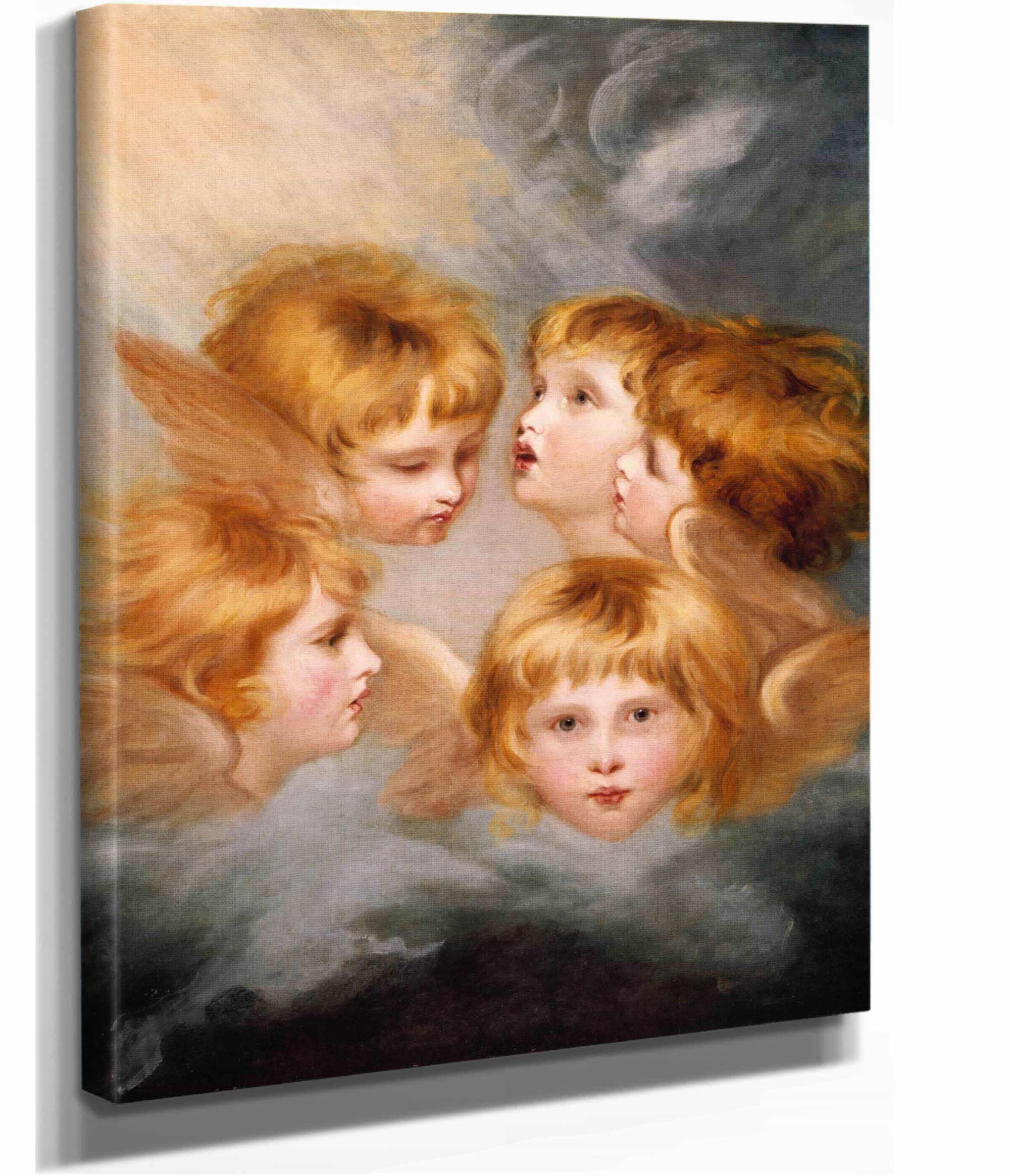 Heads Of Angels Miss Frances Gordon by Sir Joshua Reynolds - Image 2