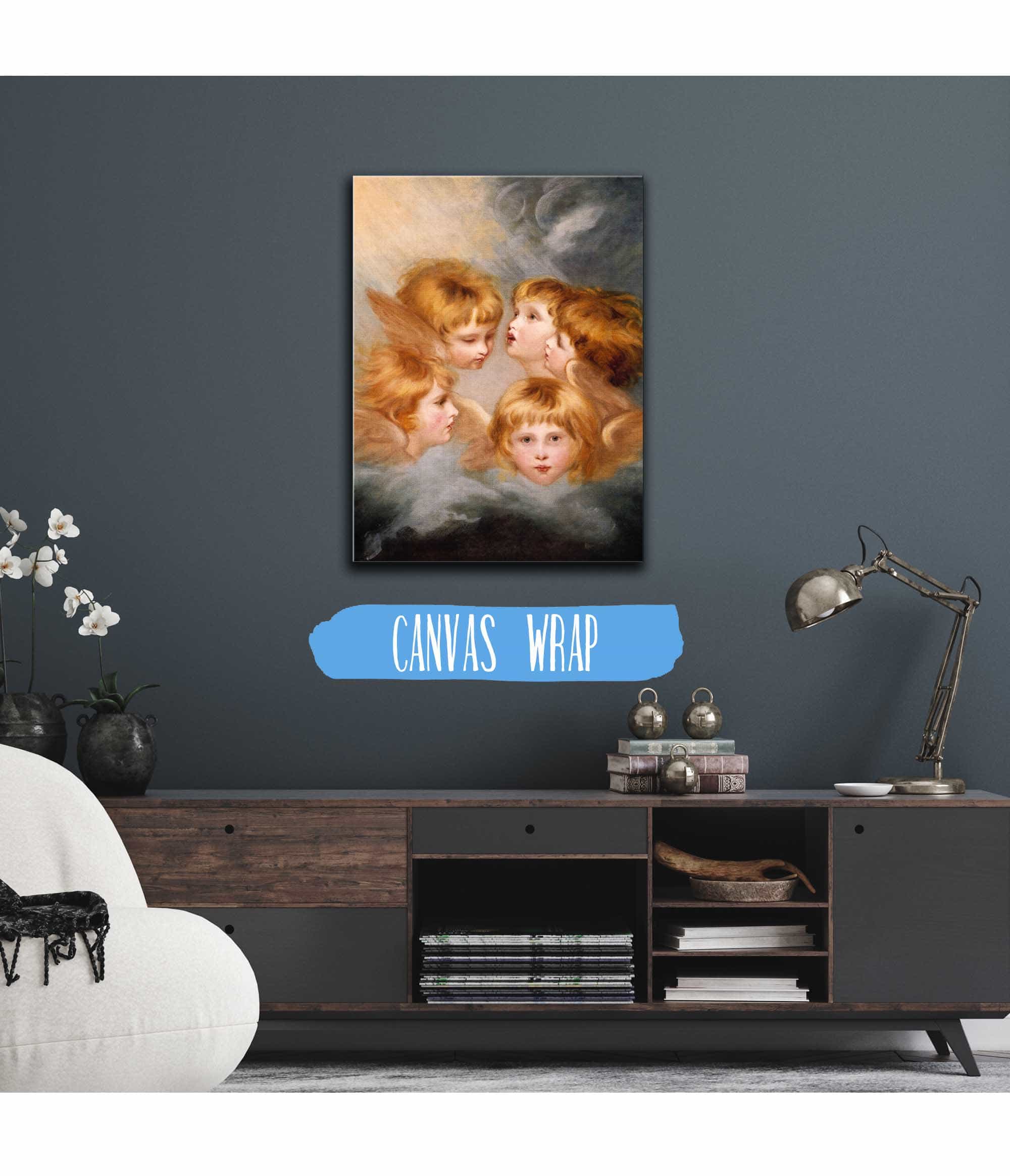 Heads Of Angels Miss Frances Gordon by Sir Joshua Reynolds - Image 3