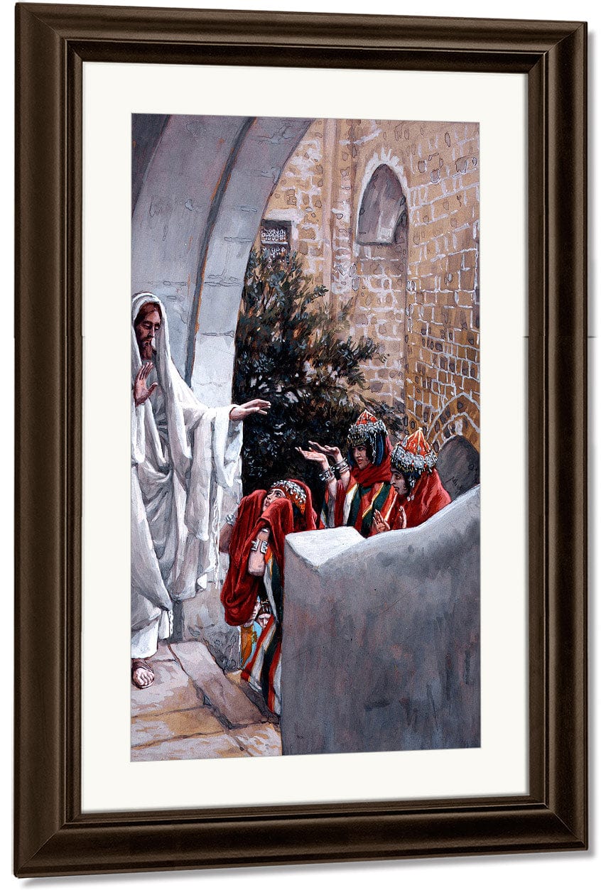 Healing The Canaanite's Daughter By James Tissot - Image 3