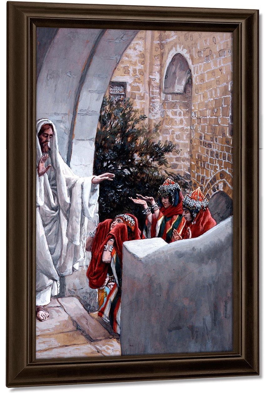 Healing The Canaanite's Daughter By James Tissot - Image 4