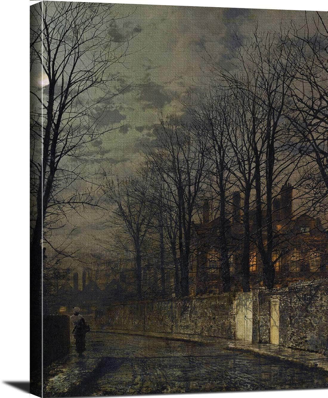 Heavens Lamp Painting John Atkinson Grimshaw Canvas Art - Image 3