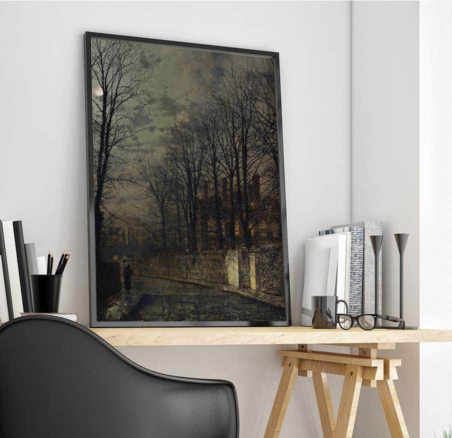 Heavens Lamp Painting John Atkinson Grimshaw Canvas Art - Image 4