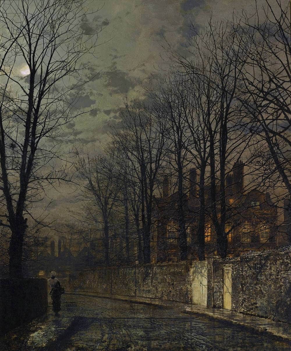 Heavens Lamp Painting John Atkinson Grimshaw Canvas Art - Image 5