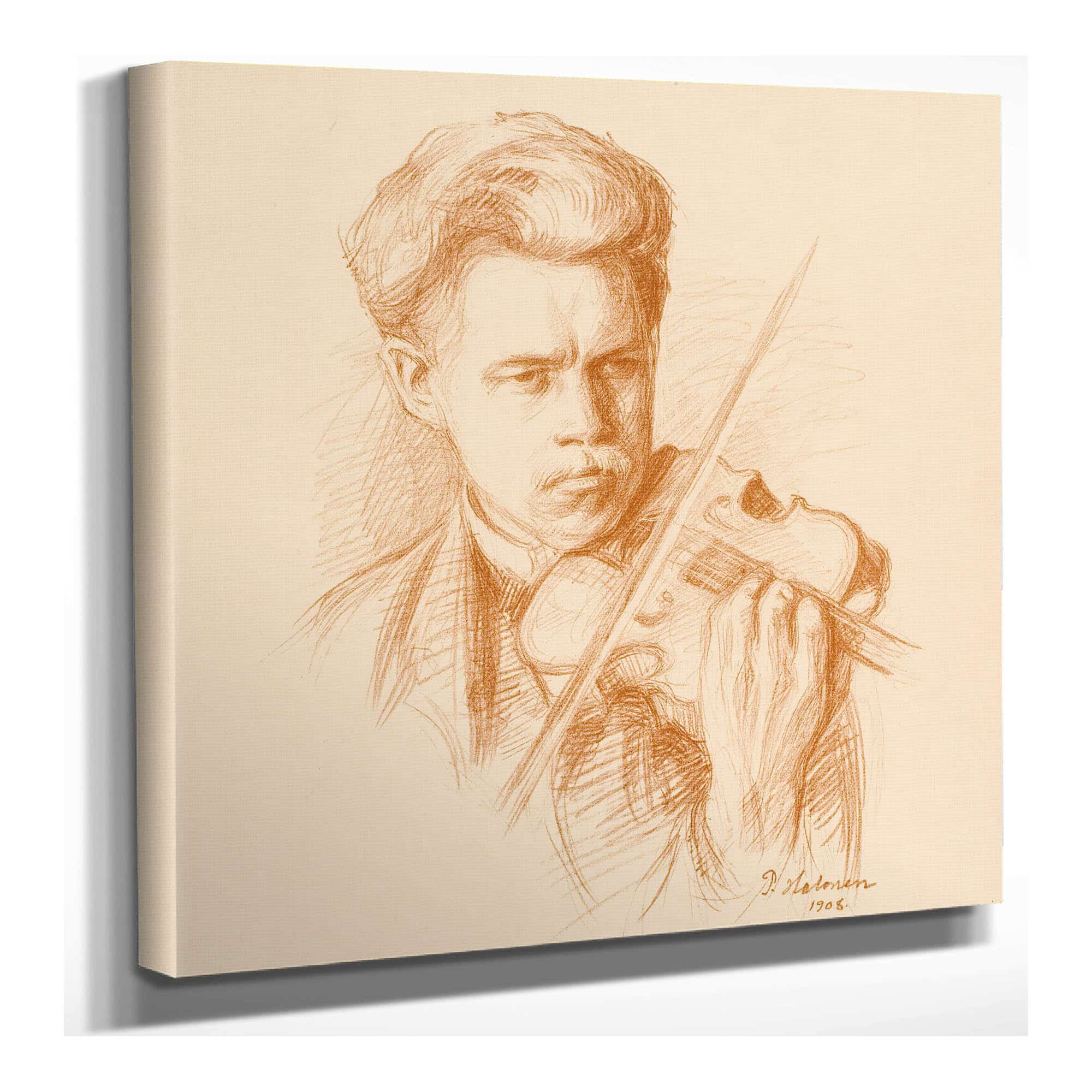 Heikki Playing The Artists Brother by Pekka Halonen