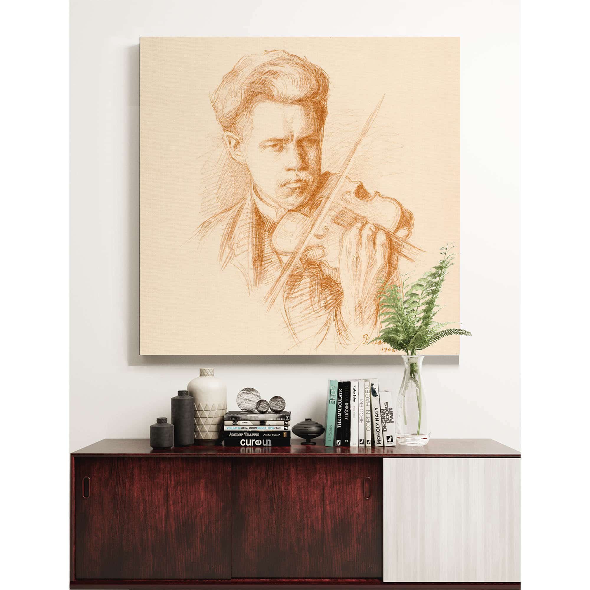 Heikki Playing The Artists Brother by Pekka Halonen - Image 4