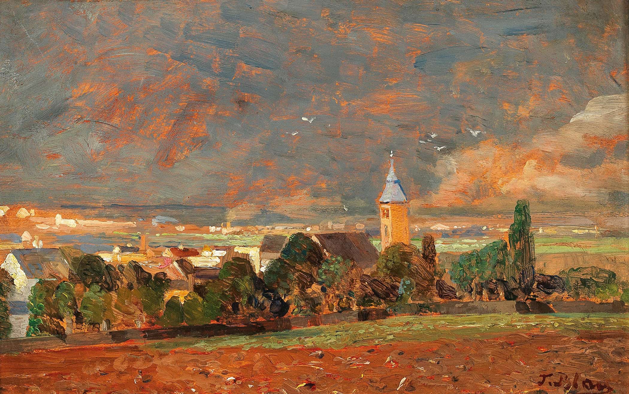 Heiligenstadt Study by Tina Blau - Image 2