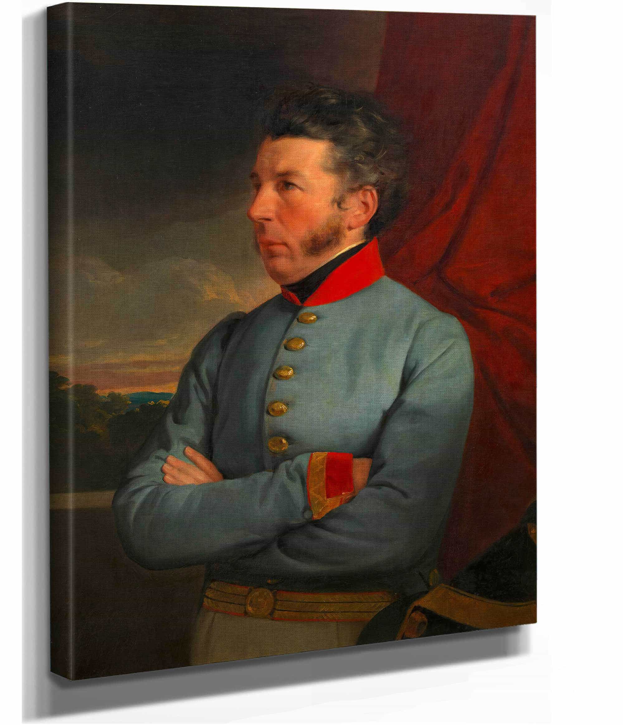 Heinrich Amerling Als Major Auditor Onkel Des Kunstlers by Friedrich Von Amerling - Image 2