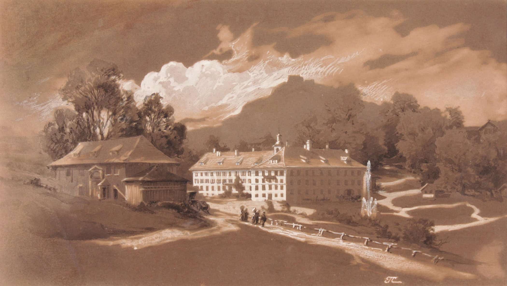 Heinrichsbad In Herisau by Edward Theodore Compton - Image 2