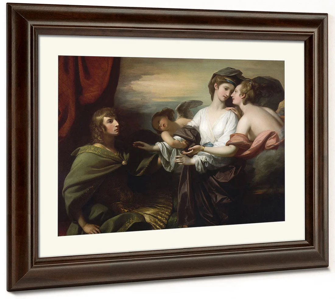 Helen Brought To Paris By Benjamin West - Image 5