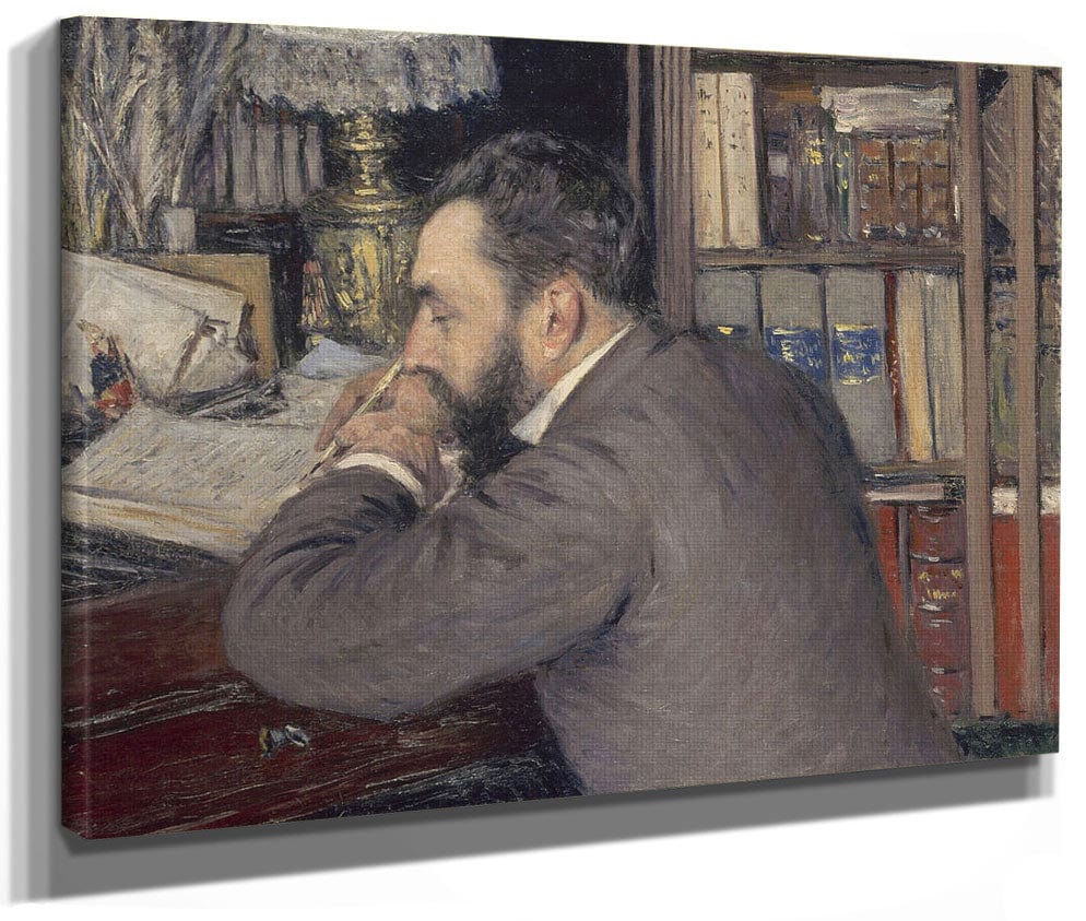 Henri Cordier By Gustave Caillebotte