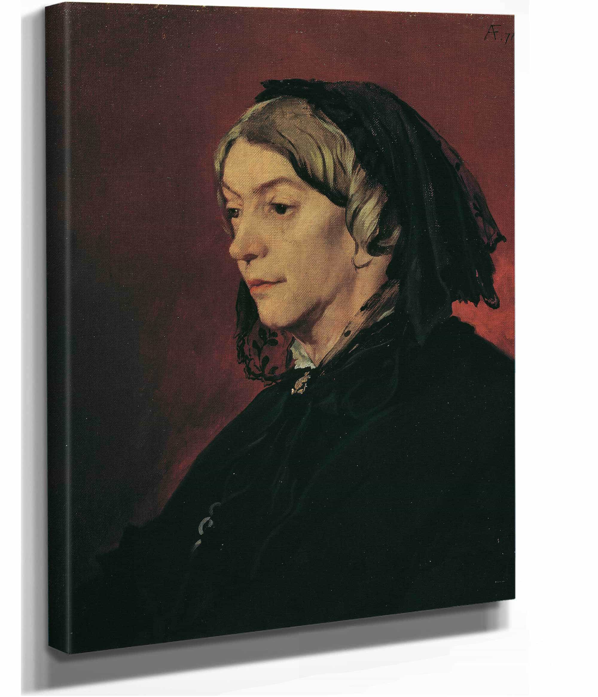 Henriette Feuerbach The Artists Stepmother by Anselm Feuerbach - Image 2