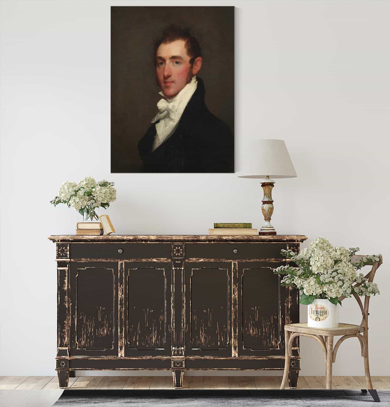 Henry Rice by Gilbert Stuart - Image 4