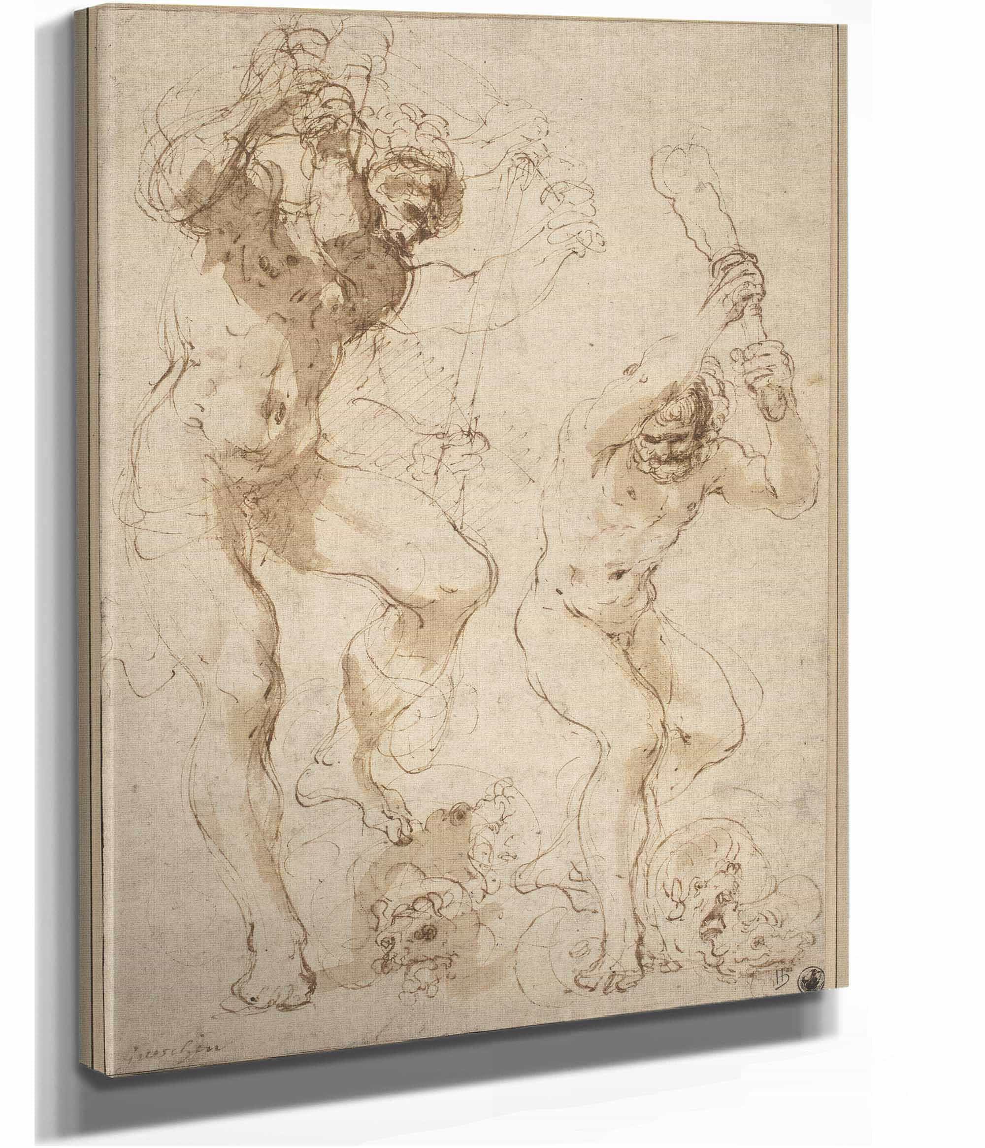 Hercules Slaying The Hydra by Guercino - Image 2
