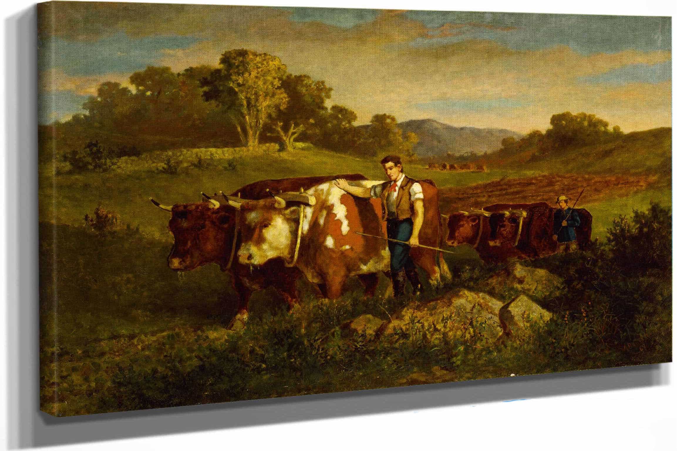 Herdsmen With Cows by Edward Mitchell Bannister