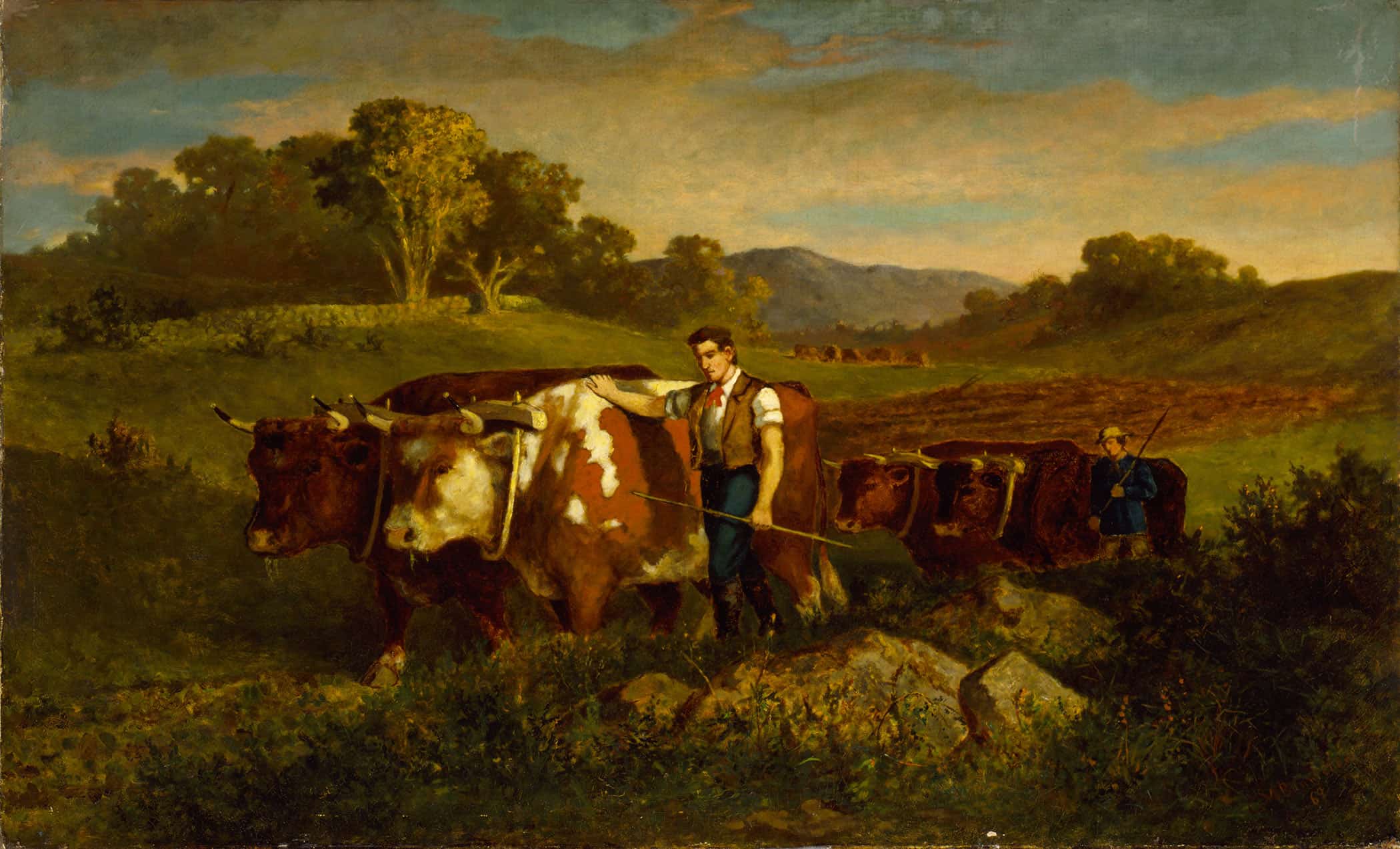 Herdsmen With Cows by Edward Mitchell Bannister - Image 2