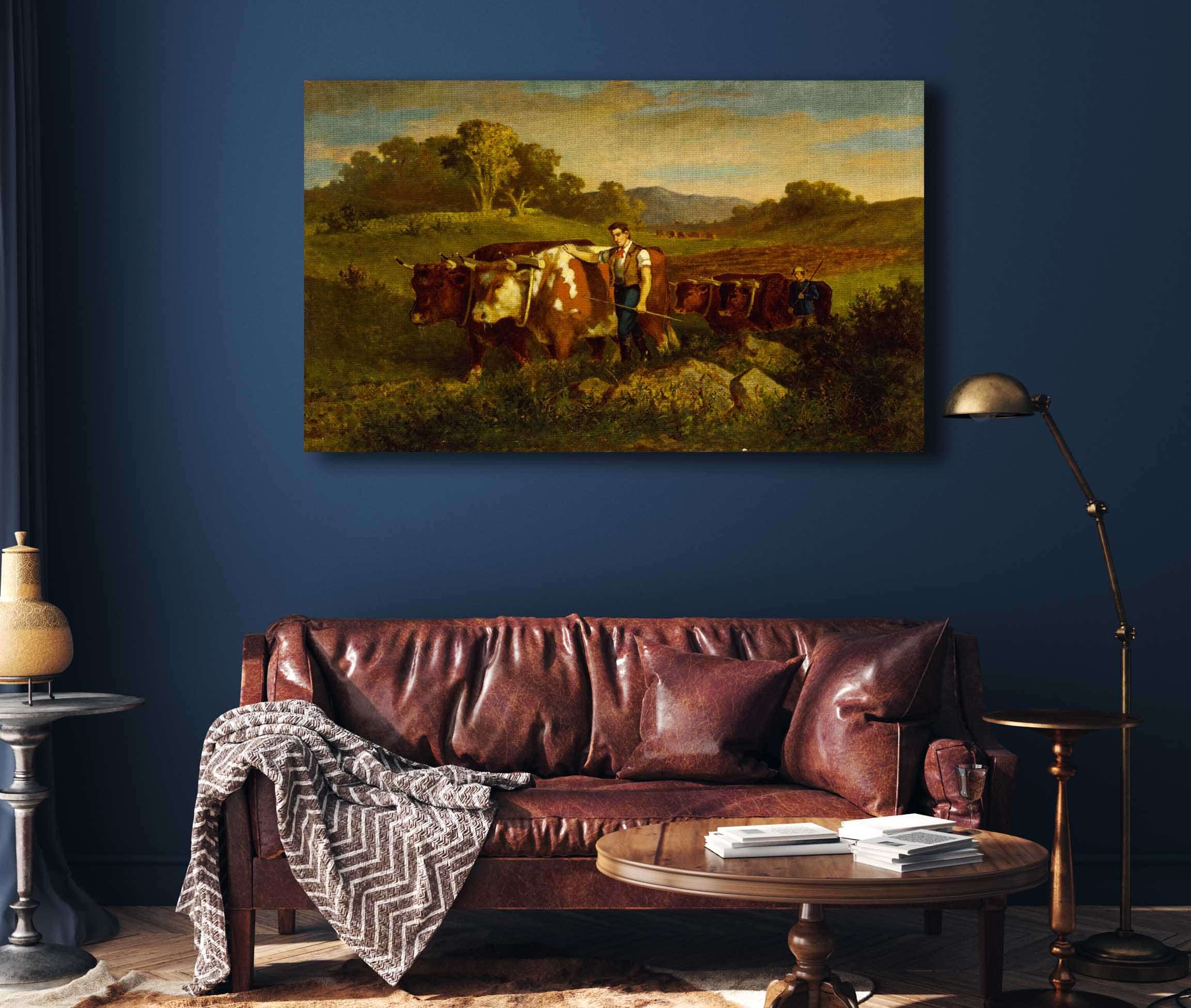 Herdsmen With Cows by Edward Mitchell Bannister - Image 4