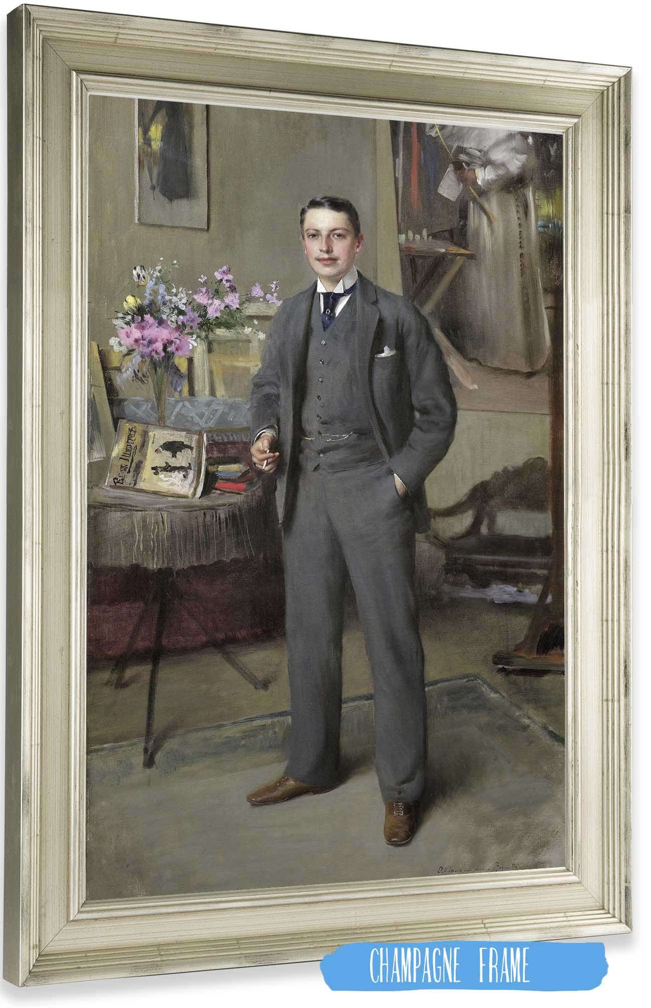 Herrenportrait by Vittorio Matteo Corcos