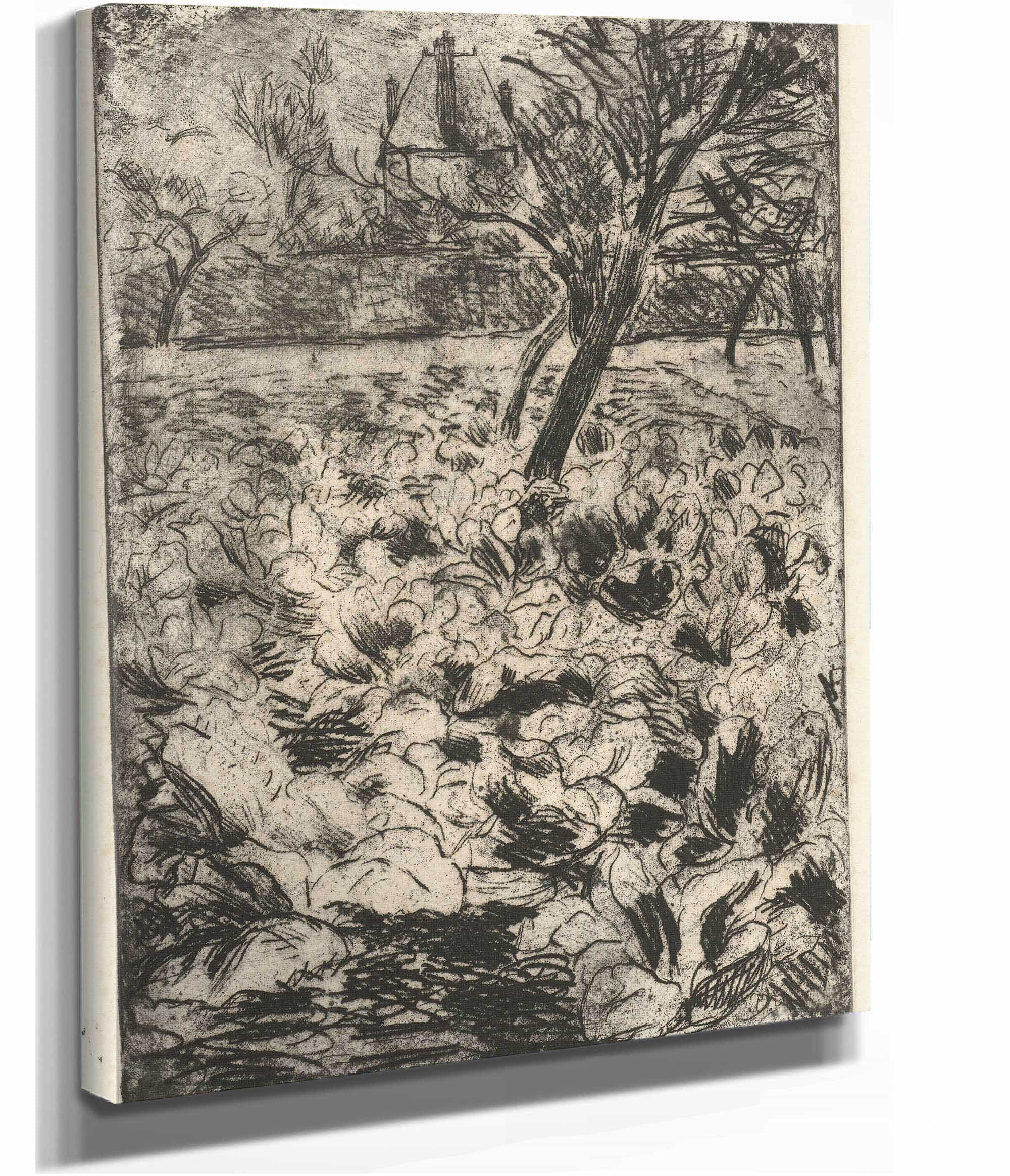 Het Knollenveld by Camille Pissarro - Image 2