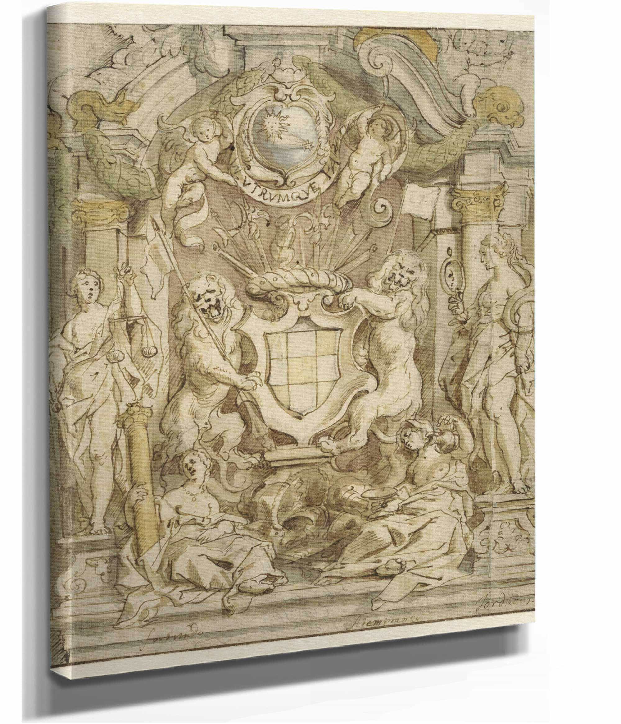 Het Wapen Van Van Der Linden by Jacob Jordaens - Image 2