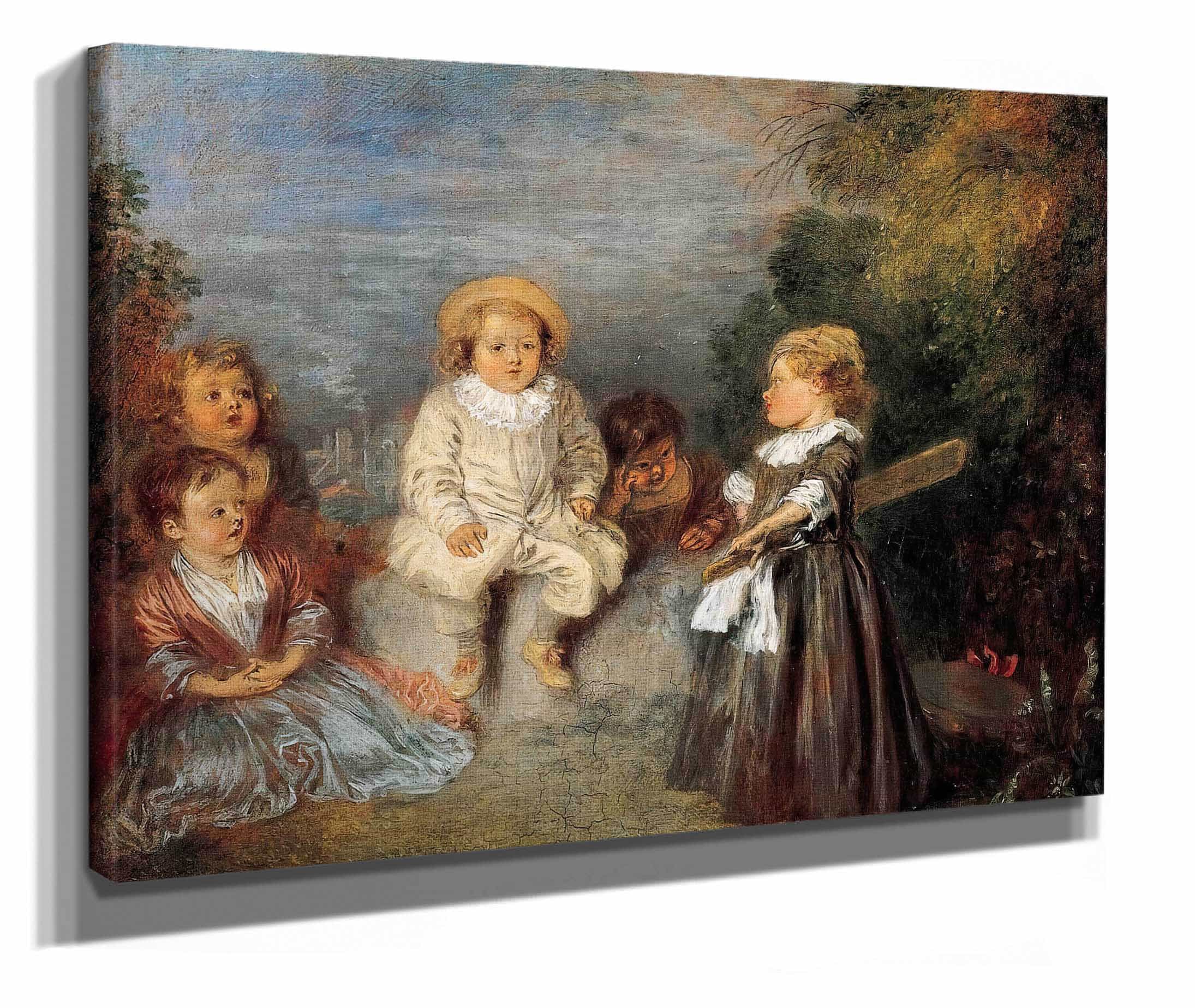 Heureux Age Age Dor Happy Age Golden Age by Jean Antoine Watteau