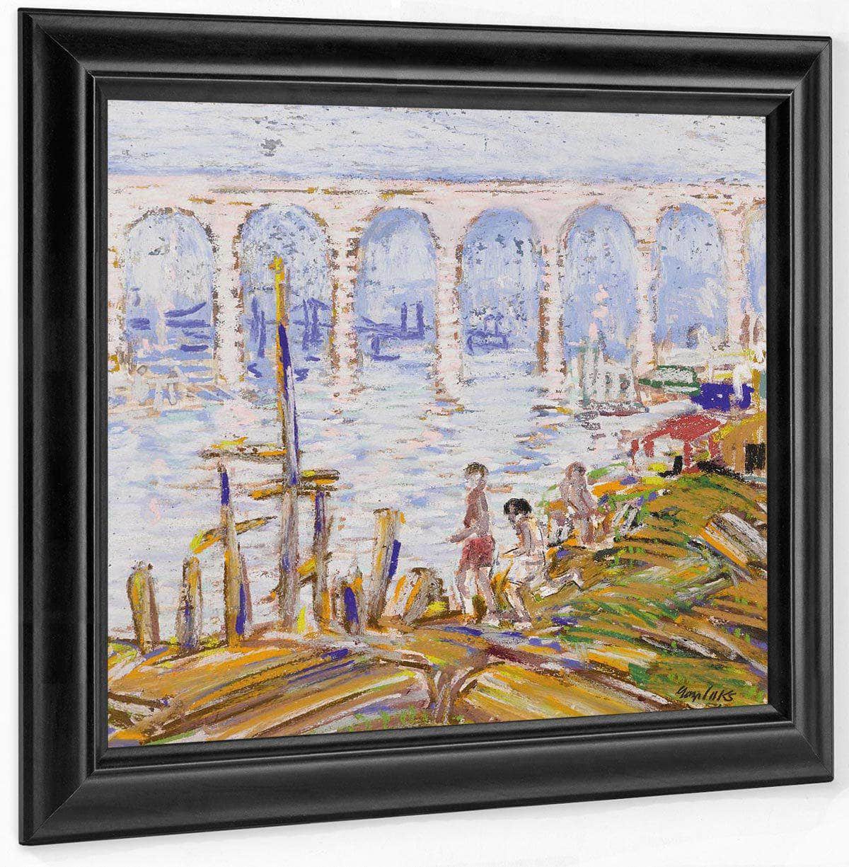 High Bridge Harlem River Circa 1915 By Everett Shinn - Image 6