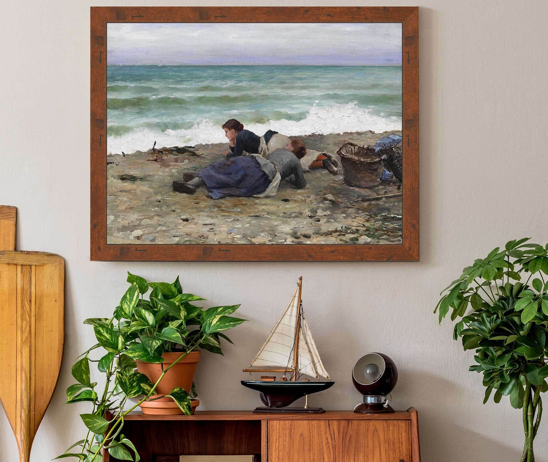 High Tide Etretat by Daniel Ridgway Knight - Image 3