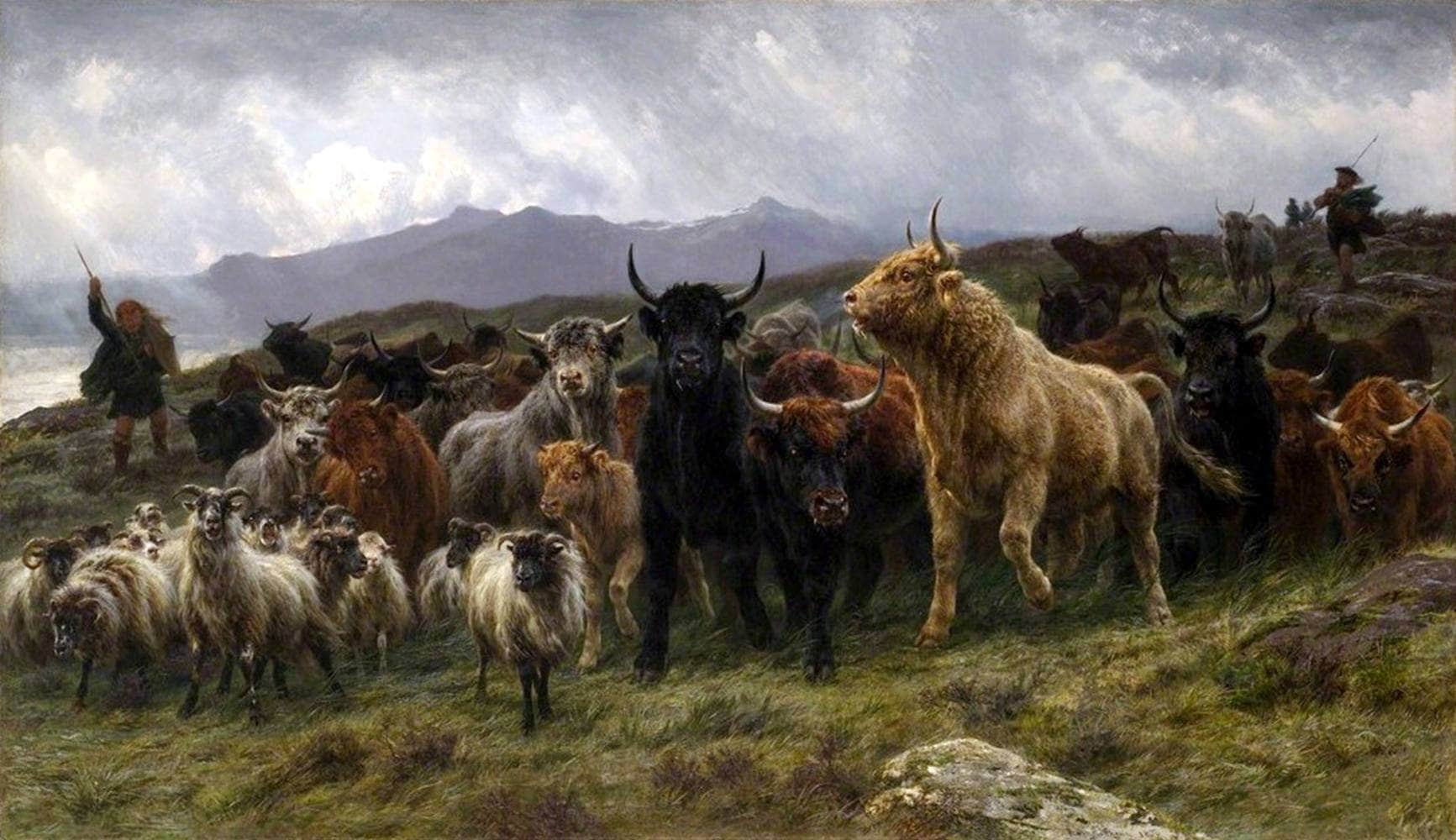 Highland Raid Painting Rosa Bonheur Canvas Art - Image 5