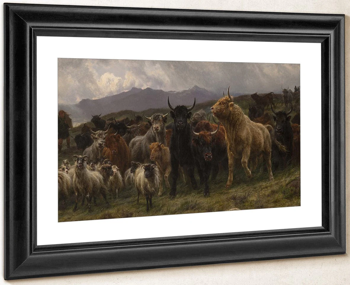 Highland Raid By Rosa Bonheur - Image 4