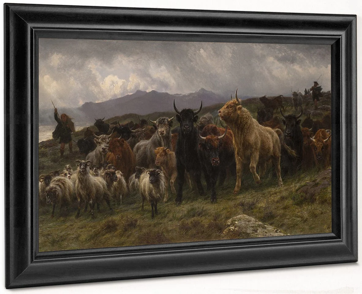 Highland Raid By Rosa Bonheur - Image 8