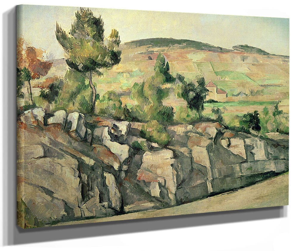 Hillside In Provence By Paul Cezanne