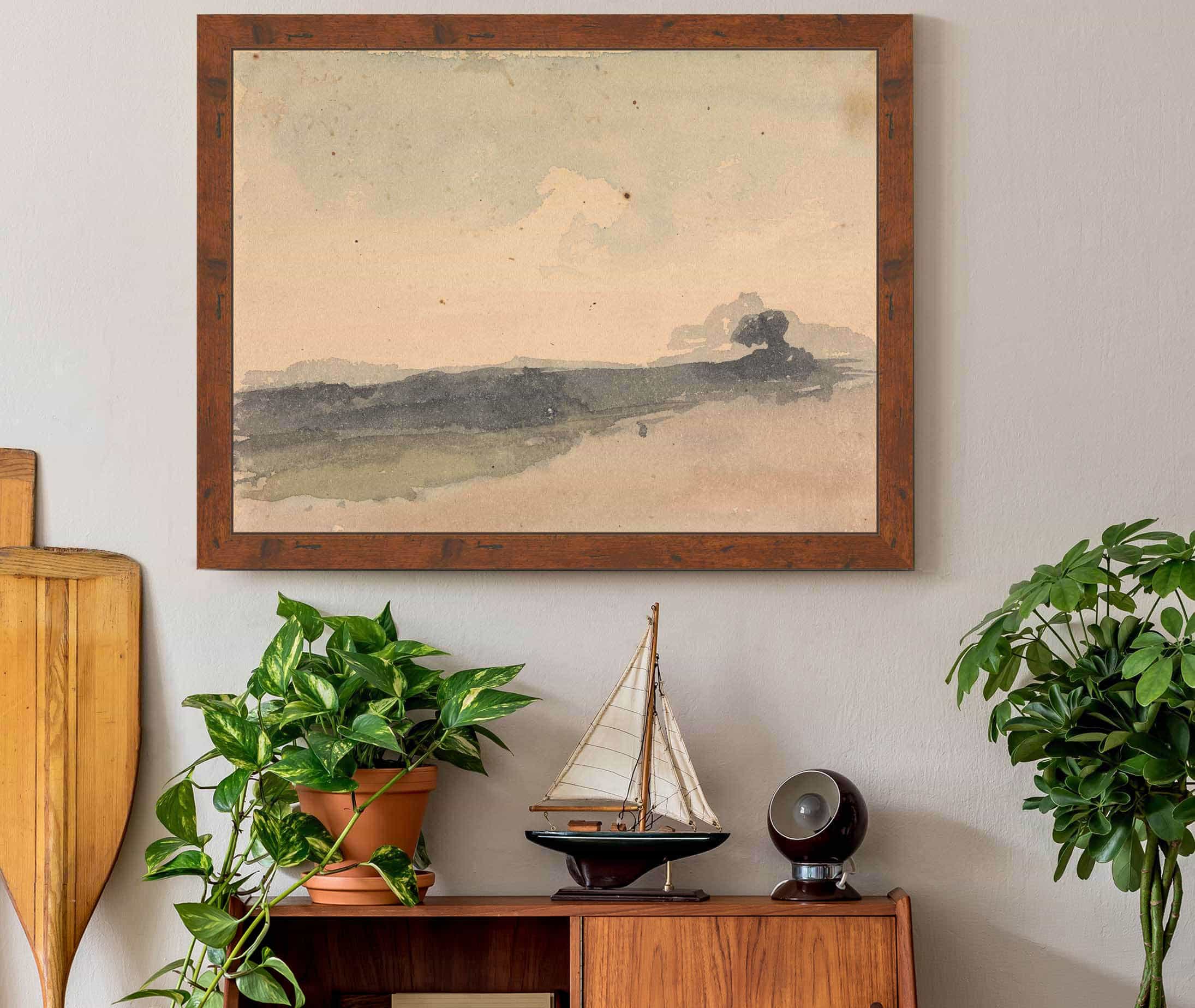 Hilly Landscape by Thomas Sully - Image 3