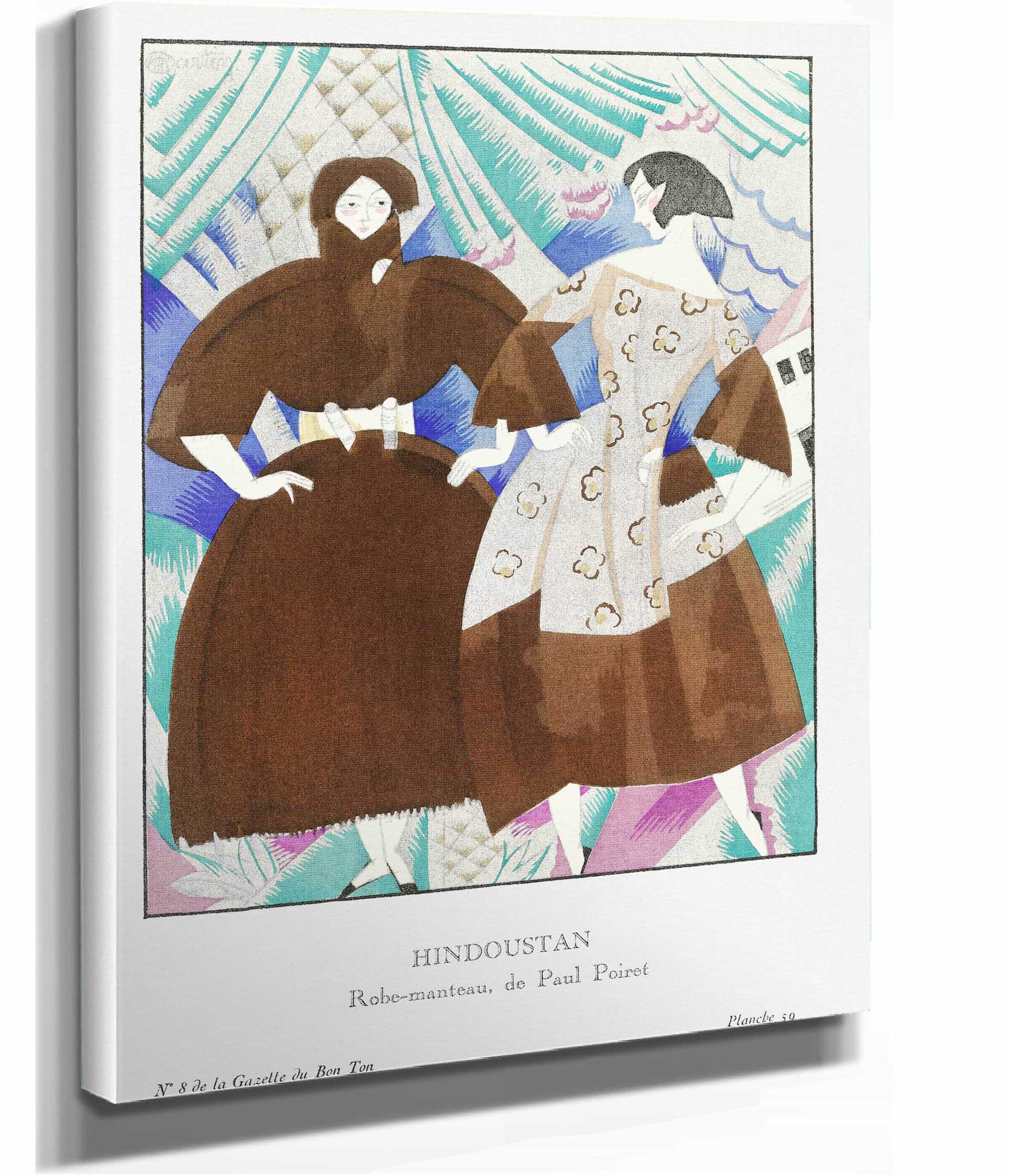 Hindoustanobe Manteau De Paul Poiret by Charles Martin - Image 2