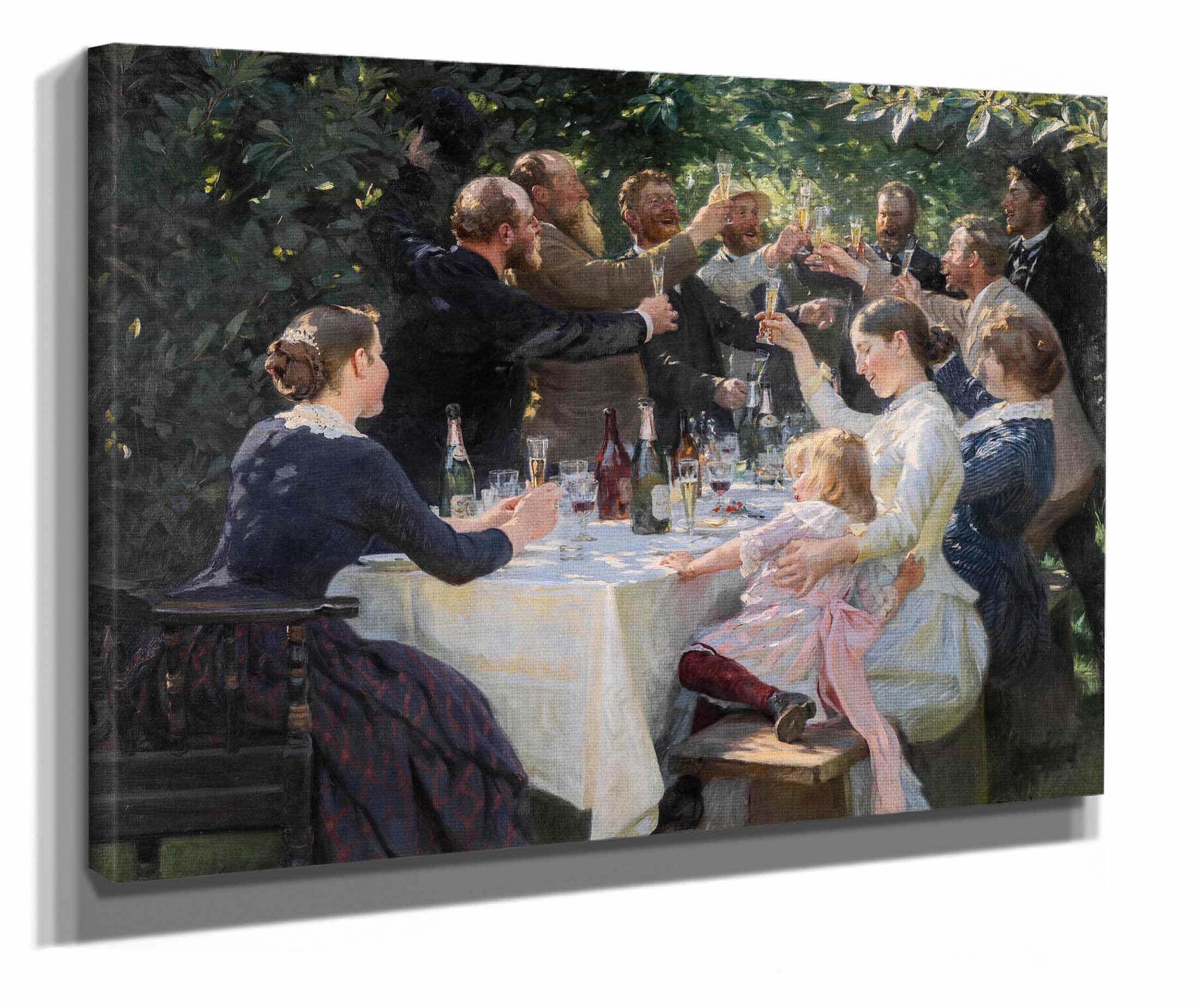 Hip Hip Hurrah Artists Party Skagen by Peder Severin Kroyer - Image 2