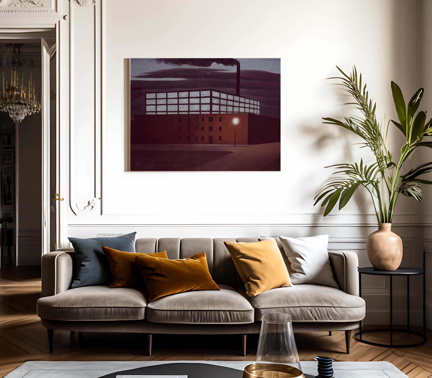 Hoboken Factory By George Ault - Image 3