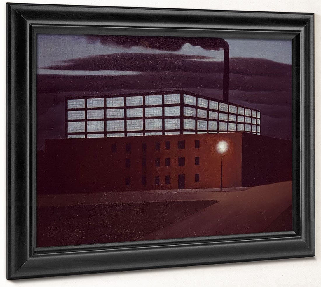 Hoboken Factory By George Ault - Image 8
