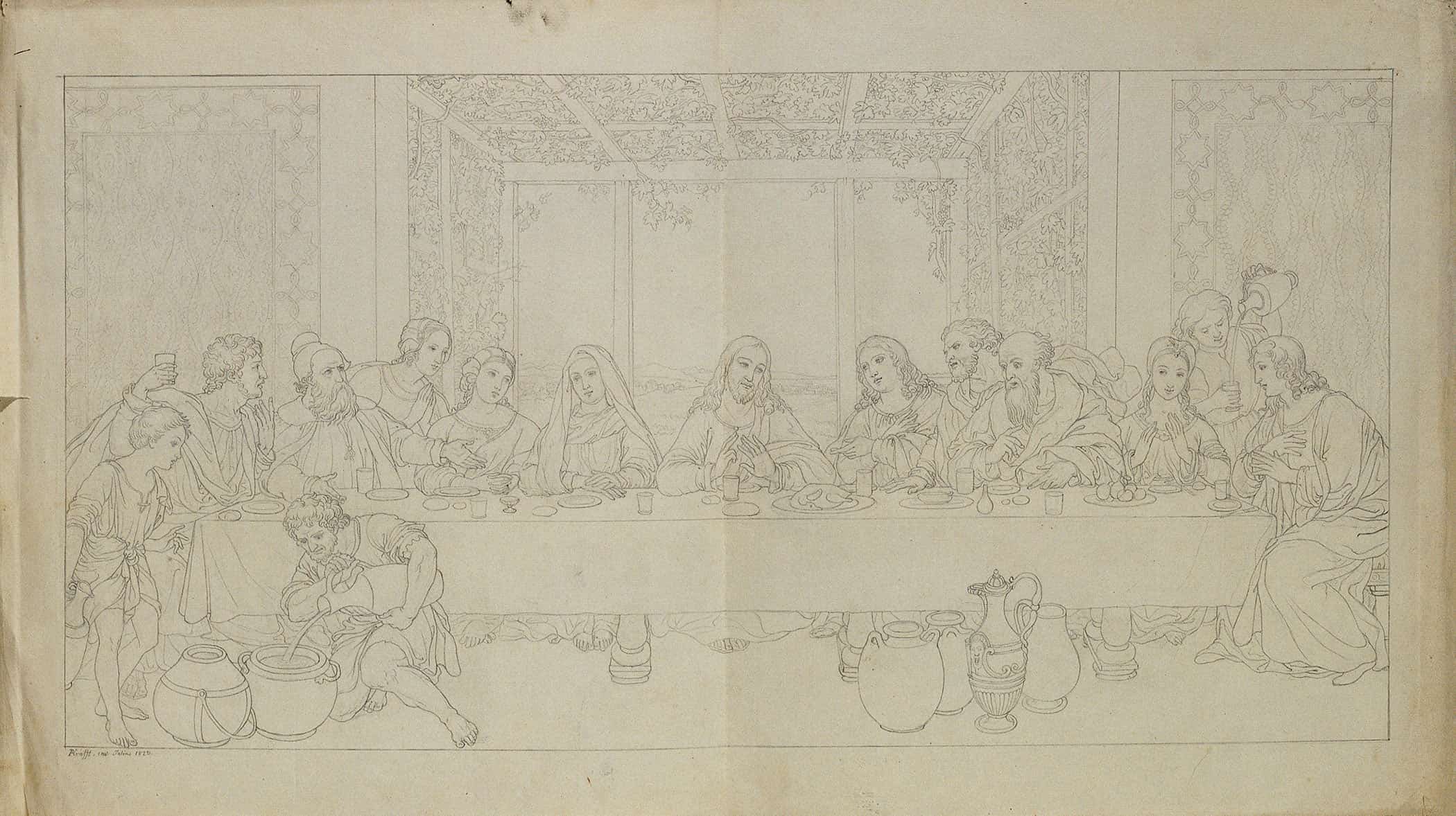 Hochzeit Zu Kanaan by Johann Peter Krafft - Image 2