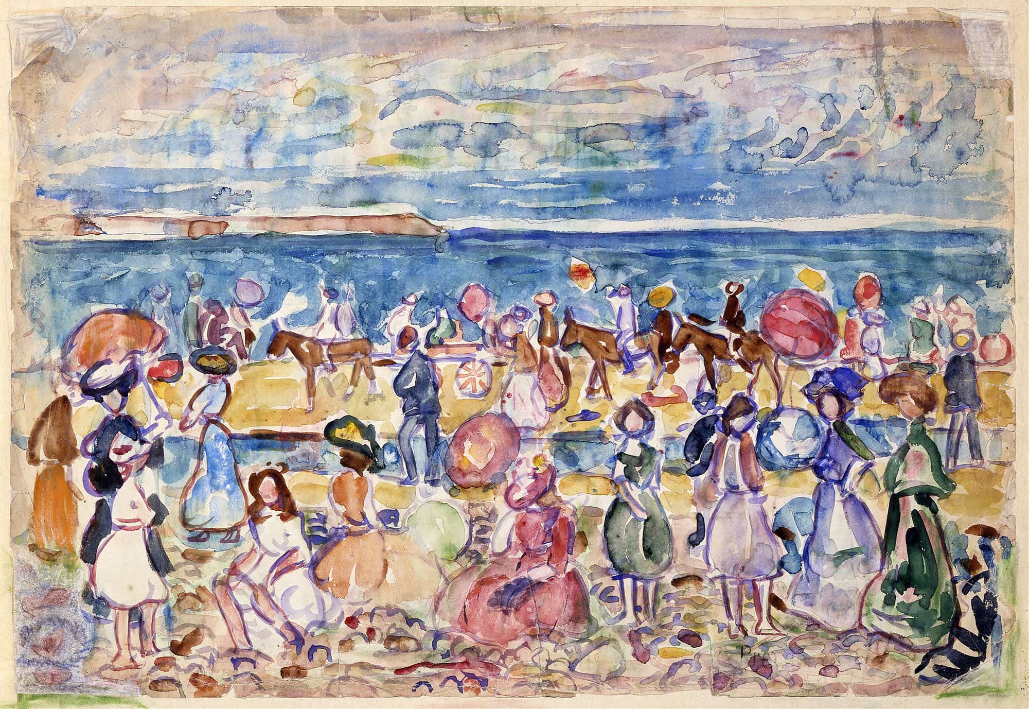 Holiday In New England by Maurice Prendergast